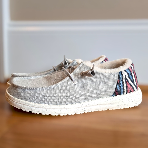 Hey Dude Women's Wendy Funk Wool  | Grey | Size 7 - Picture 2 of 7